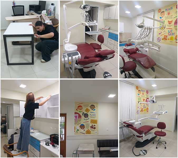 New dental chair and renovations at the SOAR Dental clinic, Gyumri