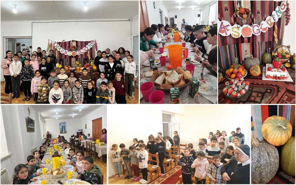 Thanksgiving celebration at Our Lady of Armenia Educational Center, Tashir